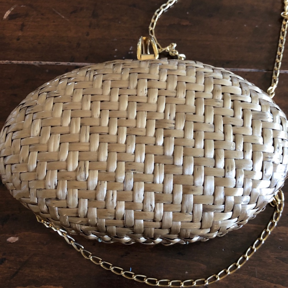 Rodo Italy Woven Wicker Clutch Bag - Picture 5 of 7